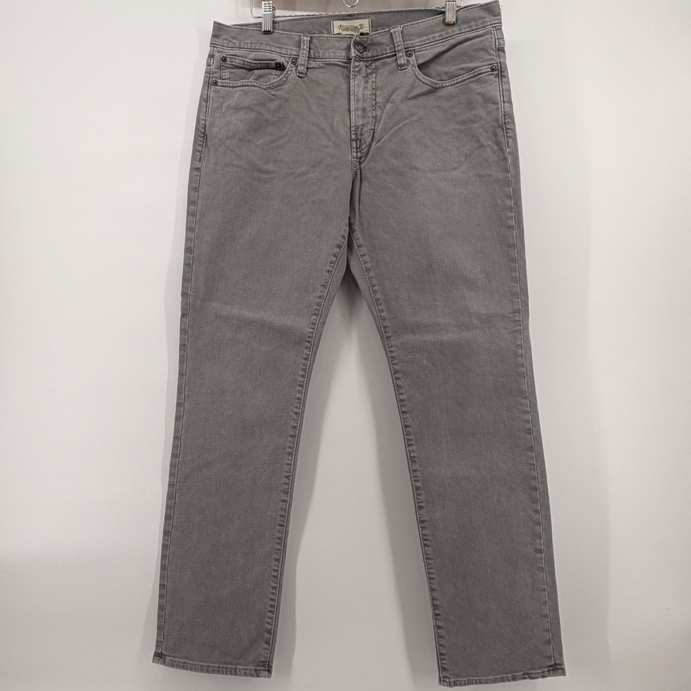Madewell Mens Slim Fit Grey Denim Jeans W35 L31 K9483 FA19